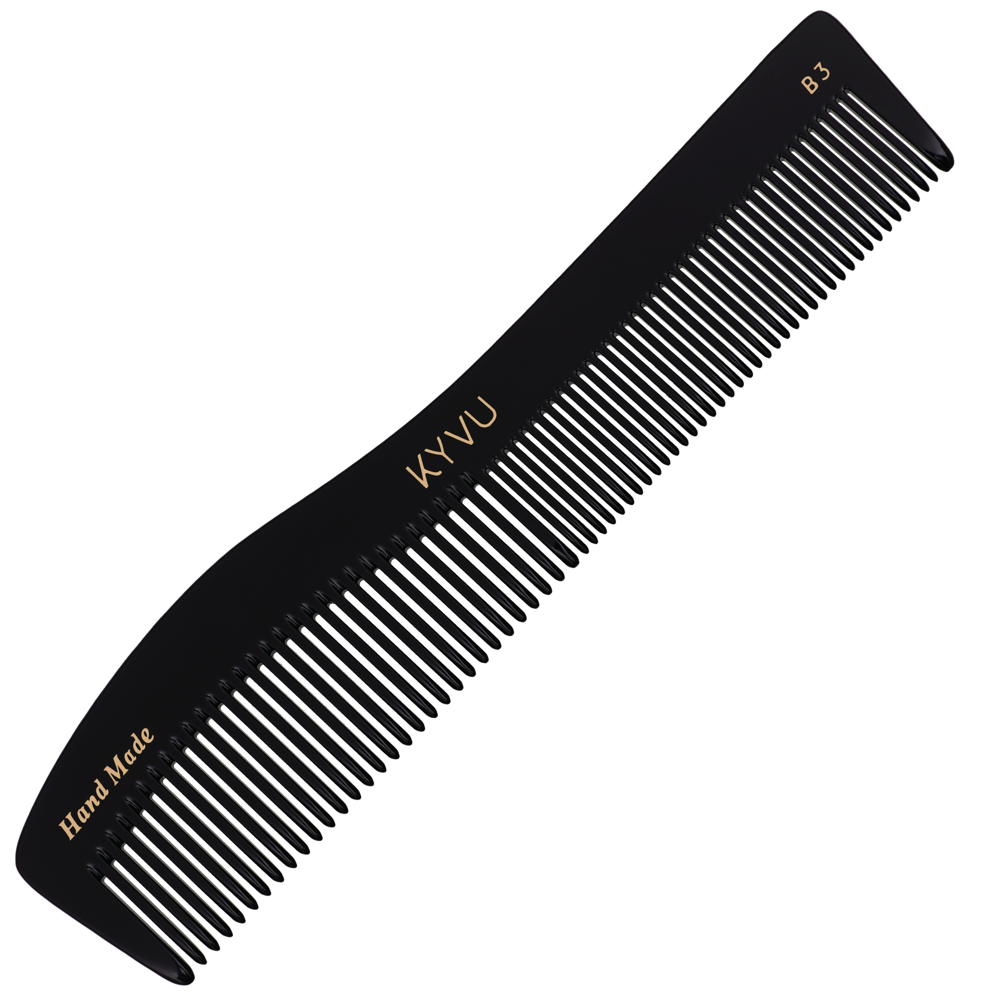 Handgefertigter 20,3 cm Pflege- und Stylingkamm (T3)