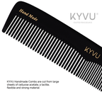 KYVU B1 cellulose acetate close-up showing smooth glossy black finish