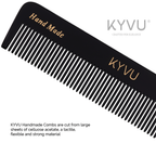 KYVU B10 cellulose acetate close-up showing smooth glossy black finish