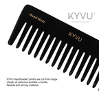 KYVU B22 cellulose acetate close-up showing smooth glossy black finish