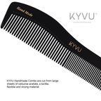 KYVU B3 cellulose acetate close-up showing smooth glossy black finish
