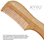 KYVU W24 steam beech wood close-up showing natural grain and untreated finish